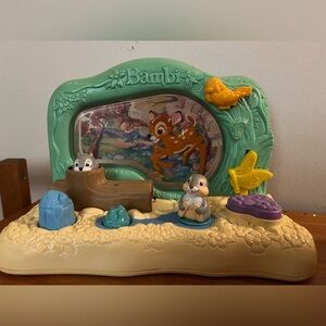 Vintage 1993 Mattel Disney Bambi Activity Play Center